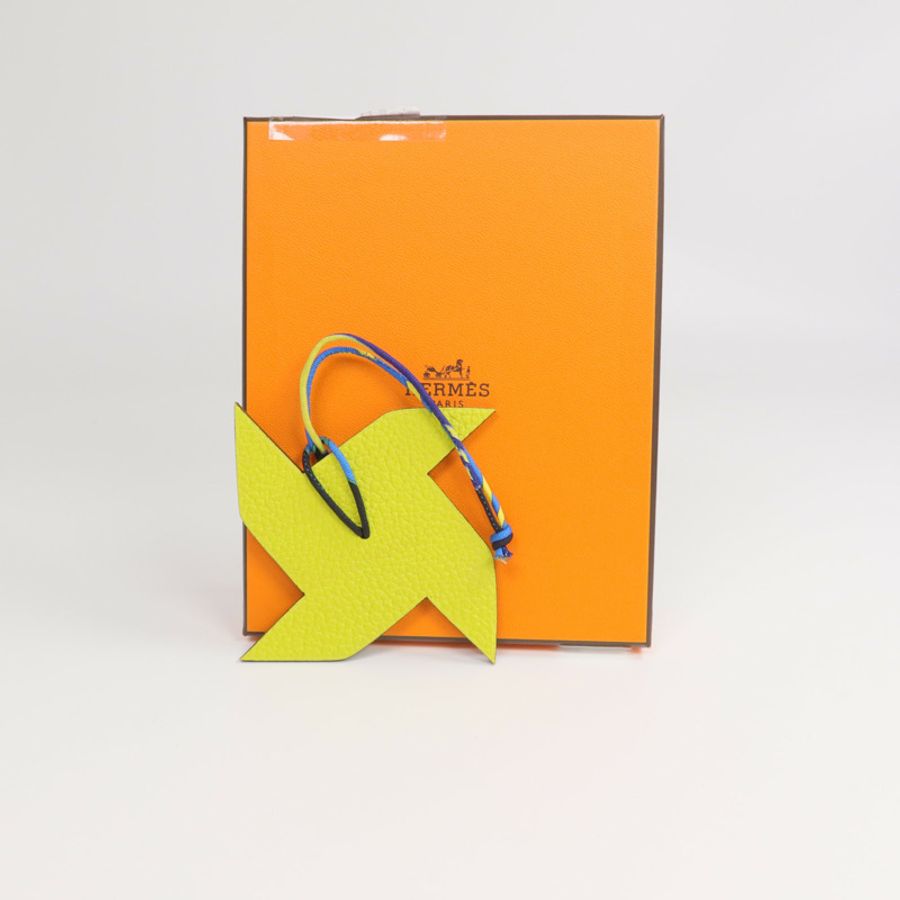 HERMES Epsom/Clemance皮革Charm掛飾-7