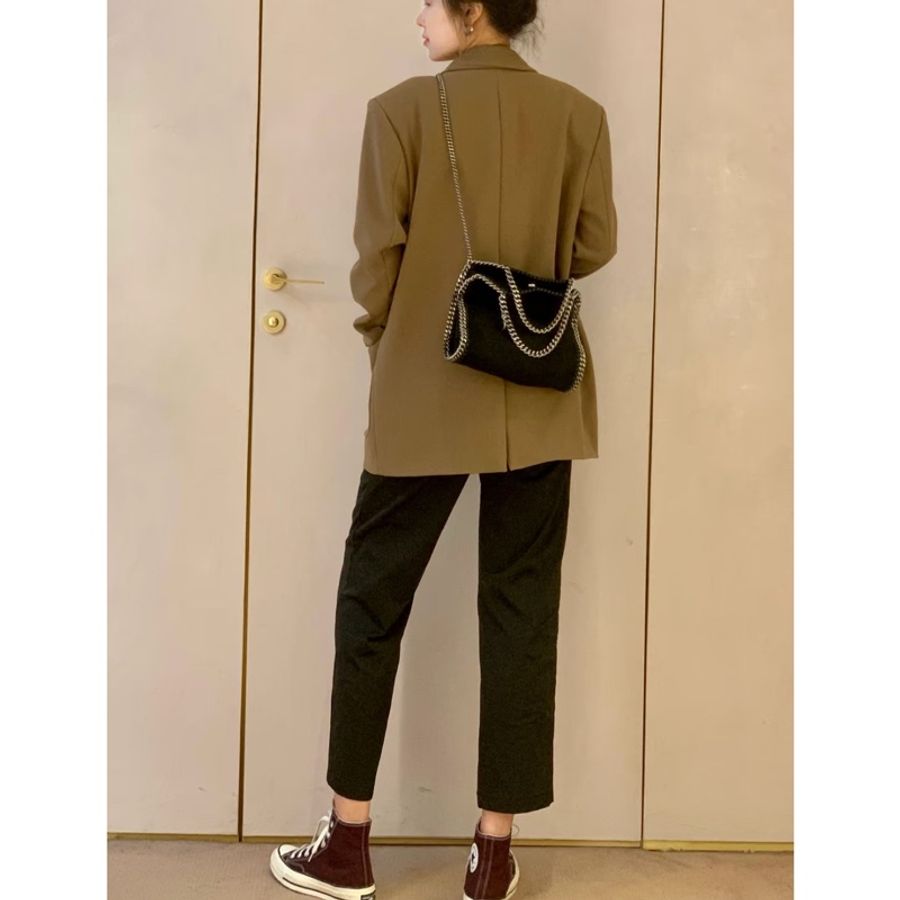 Stella McCartney FALABELLA粒面環保皮革摺疊托特包-7