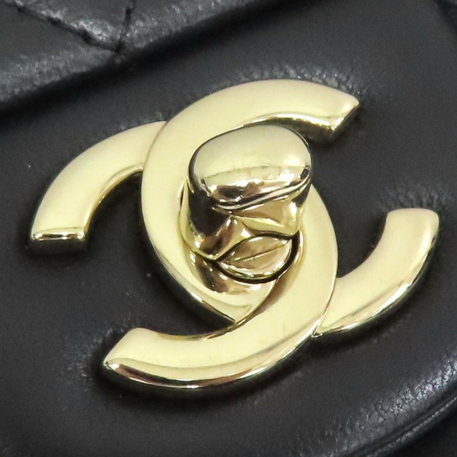 黑色 菱格紋 羊皮 COCO 20 鍊帶 肩背包 無卡【CHANEL 香奈兒】 A69900-15