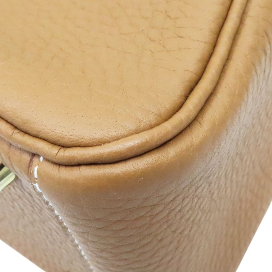 金棕色 Clemence牛皮 Lindy Mini 20 肩背包 G刻 金扣【HERMES 愛馬仕】-9