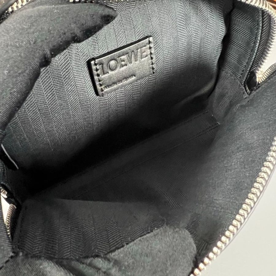 LOEWE 黑雙層相機包MINI-6