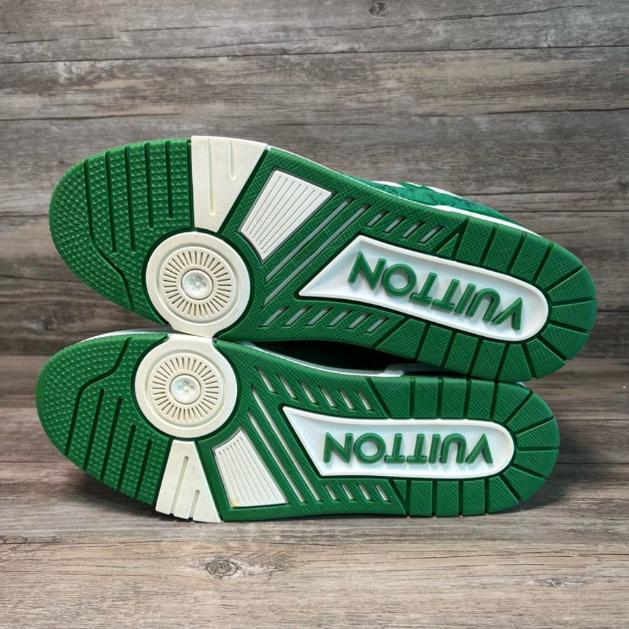 Louis Vuitton路易威登 trainer 白綠牛仔 43碼-9