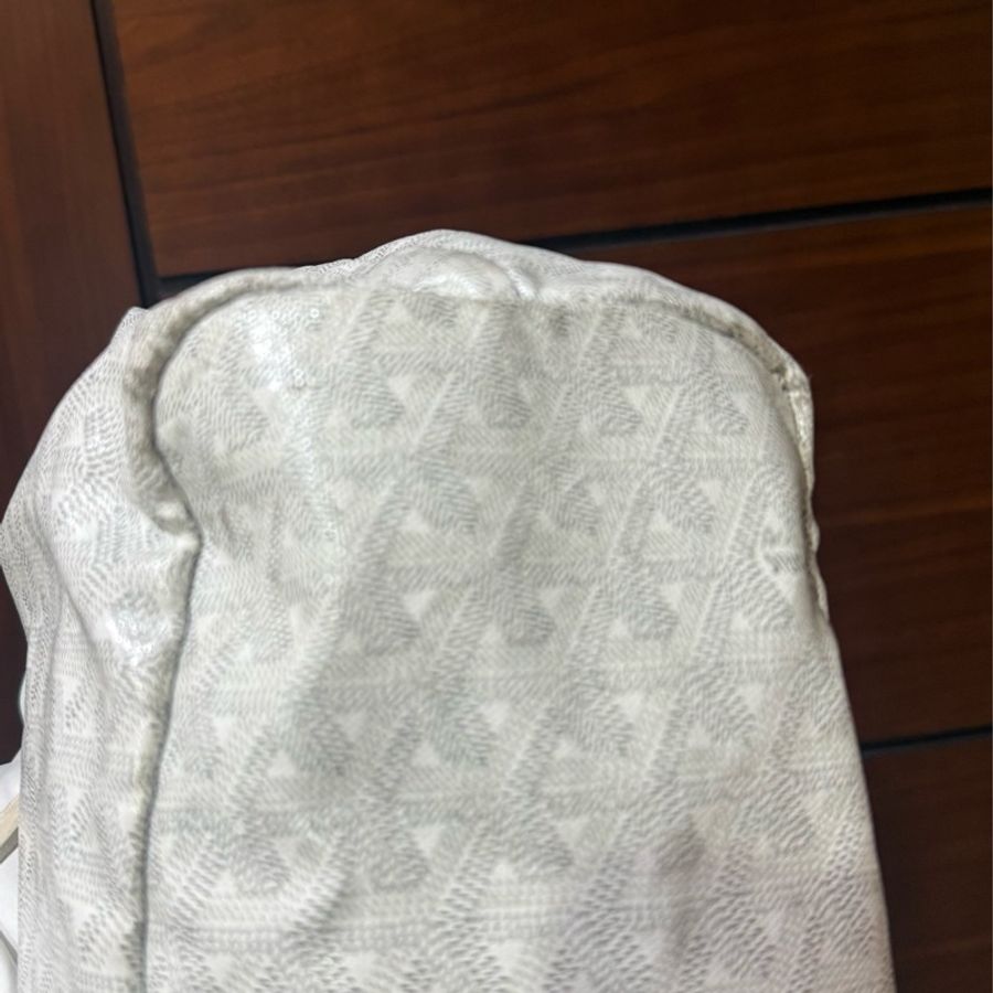 goyard tote pm 托特包 Saint Louis PM 白色 Goyard 最經典的入門款 防水 子母包-4