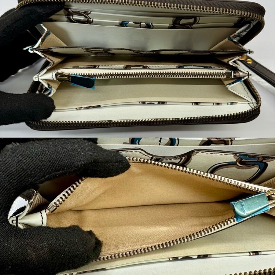 菲拉格慕 FERRAGAMO LEATHER ROUND 皮革拉鍊式長夾-3