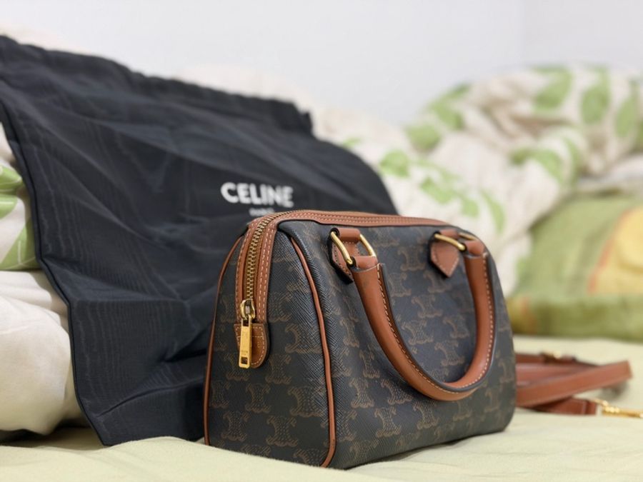 Celine 波士頓包 小號20cm-10
