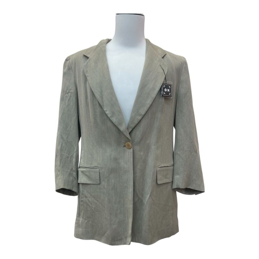 【赫蒂國際精品】 Giorgio Armani 亞曼尼 灰色格紋西裝外套 vintage 二手中古-0