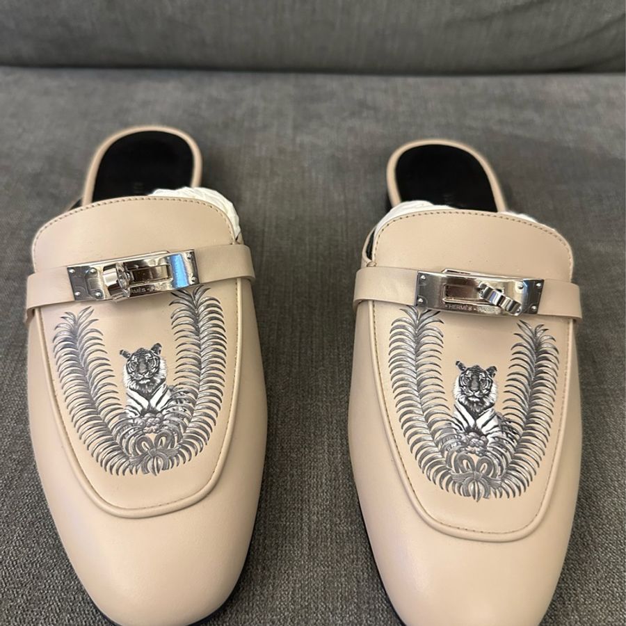 Hermès 穆勒鞋 皇室老虎-0