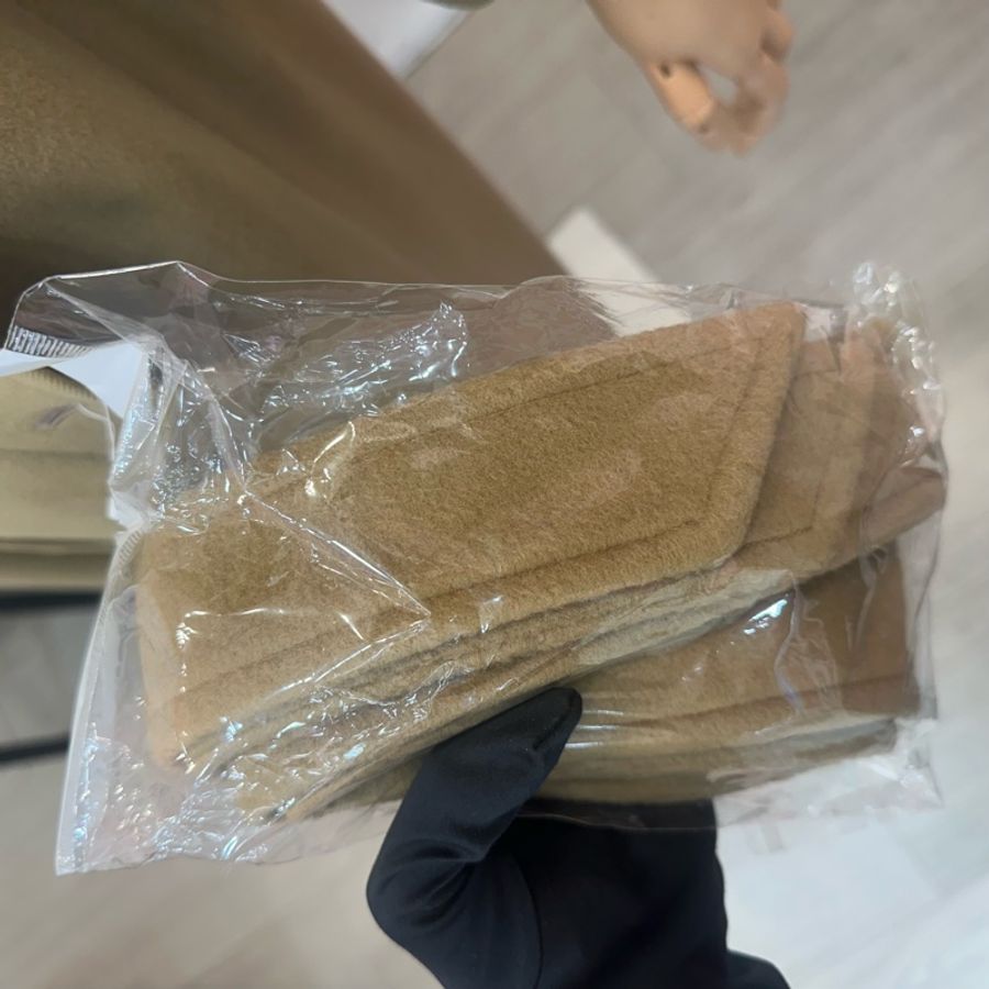Burberry卡其色毛領大衣 vintage 二手中古-6