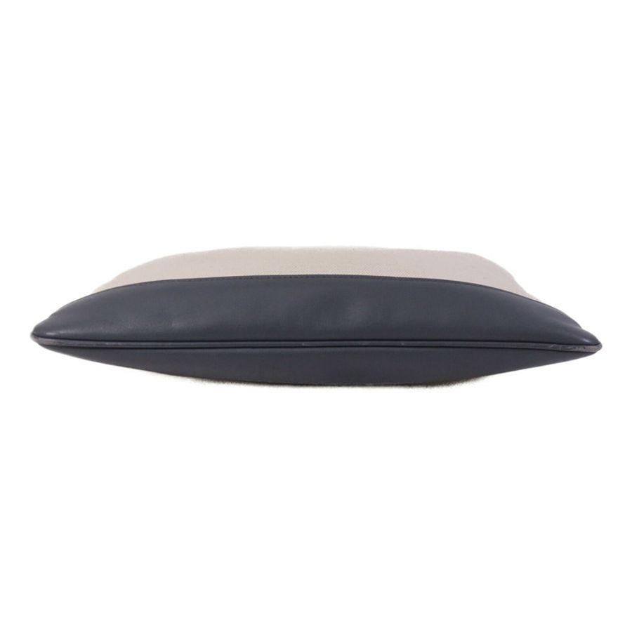 BALENCIAGA 帆布Navy Clip M Clutch銀扣手拿包-3