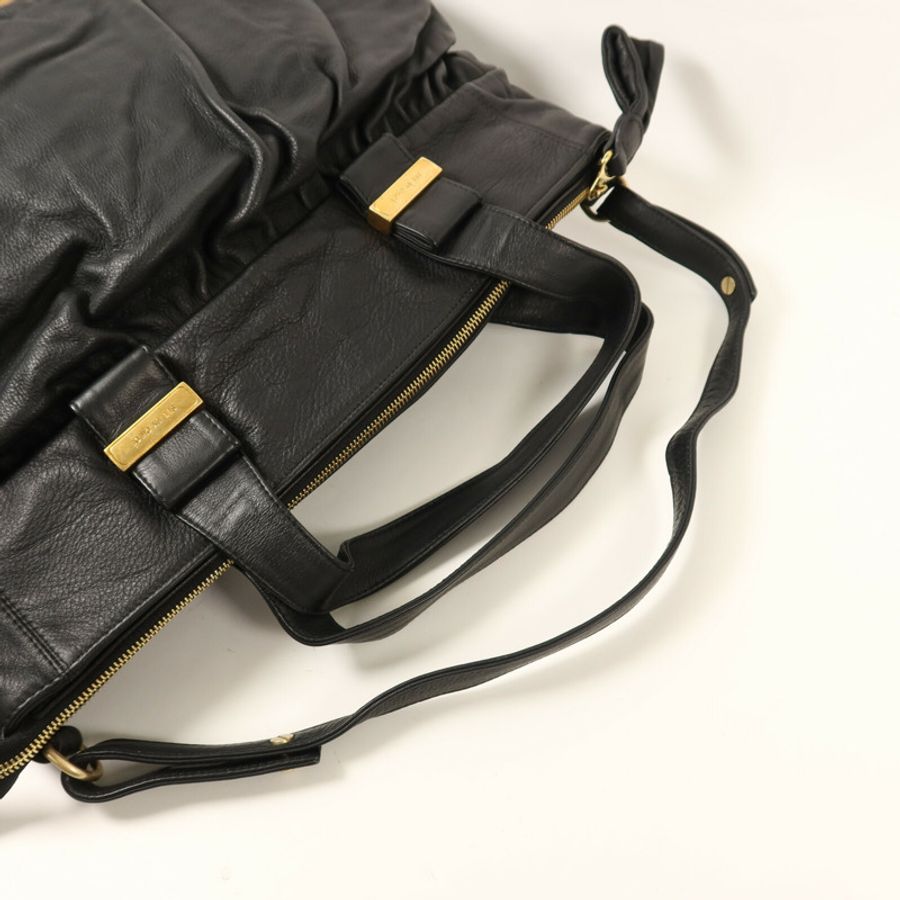 SEE BY CHLOE 牛皮皮革Shoulder Bag金扣手挽肩背兩用袋-7