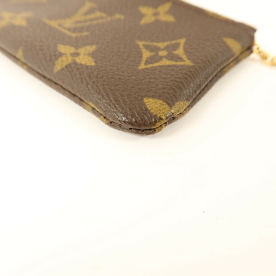 LOUIS VUITTON Monogram Key Pouch金扣鎖匙包-9