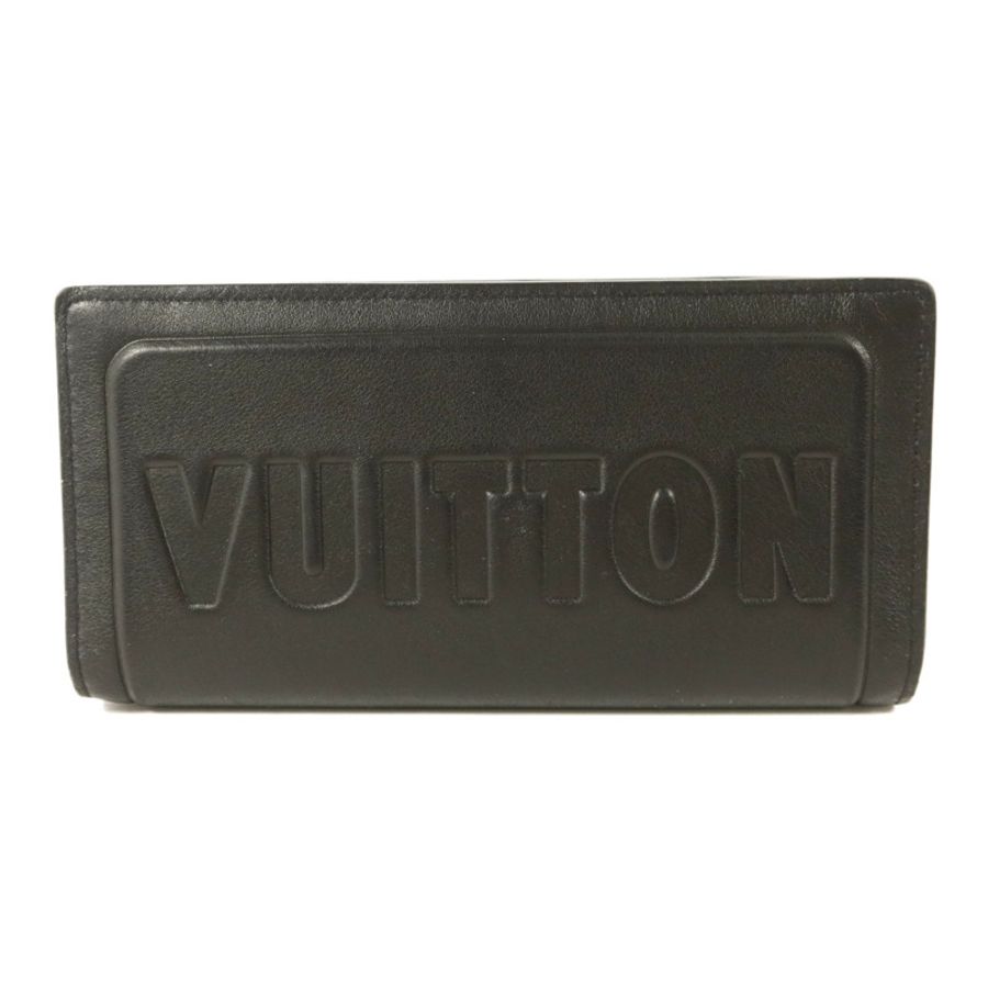 LOUIS VUITTON 牛皮皮革Portefeuille Brazza長錢包-1