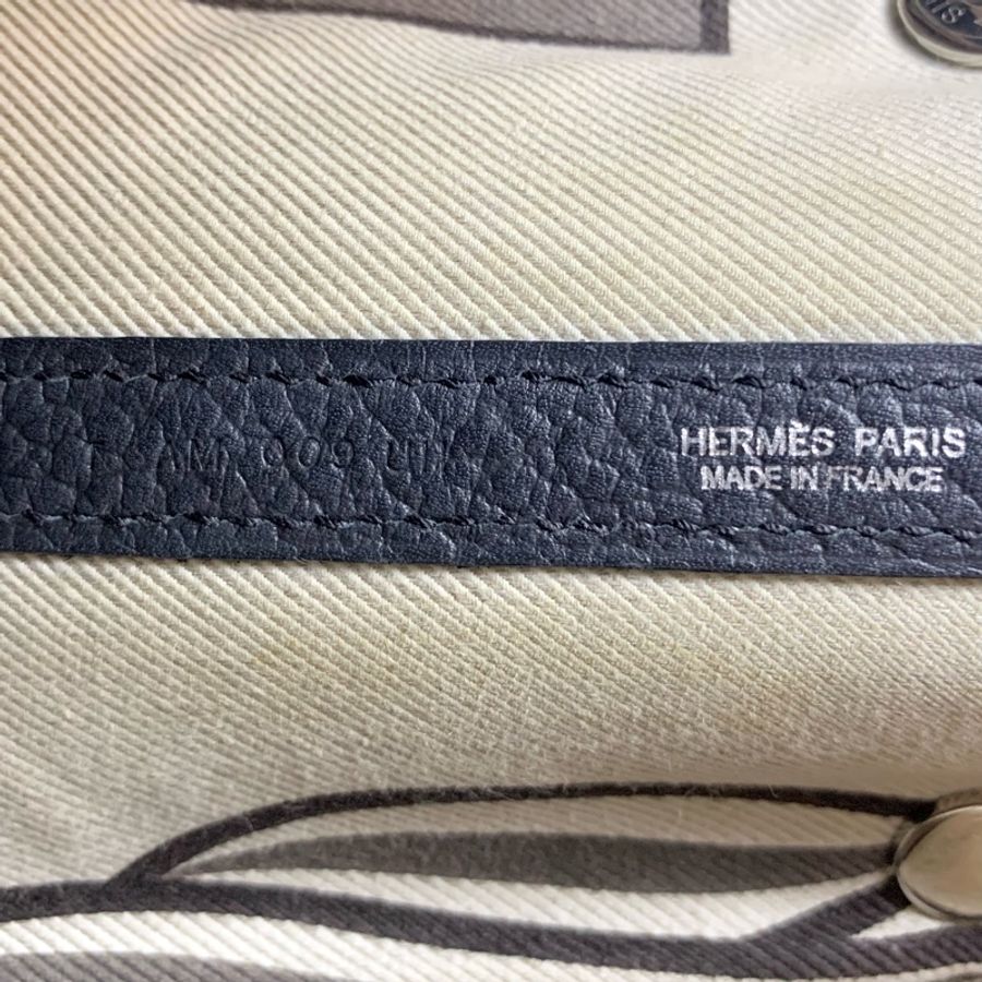愛馬仕 Hermes Garden Party 36 黑銀花園包 大容量實用百搭 尺寸:36*26*18-8