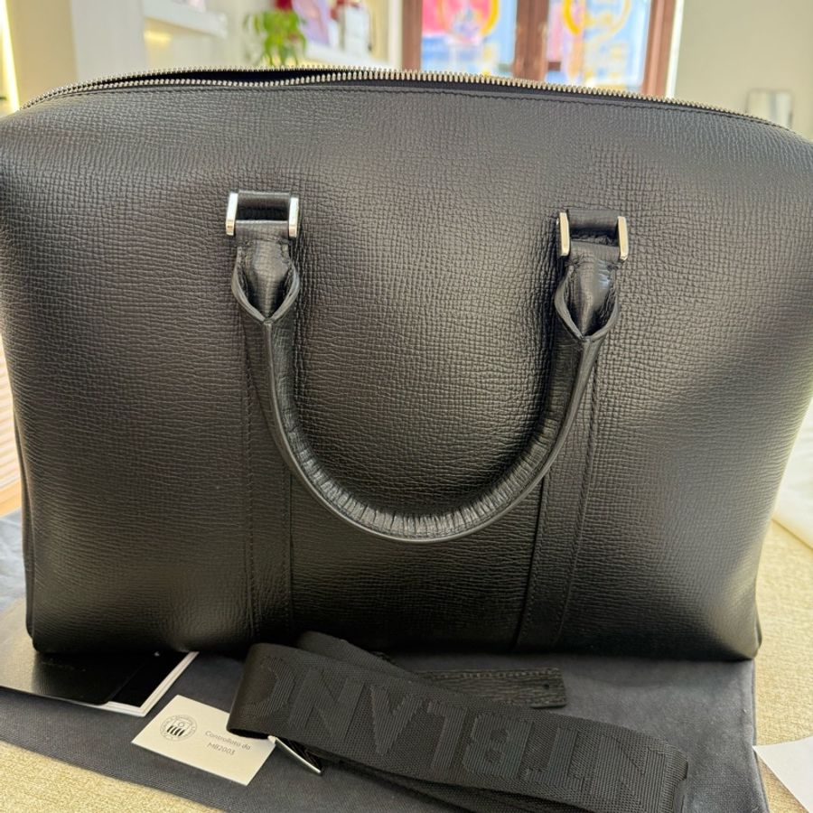 Montblanc萬寶龍公文包,黑色 有肩帶-0