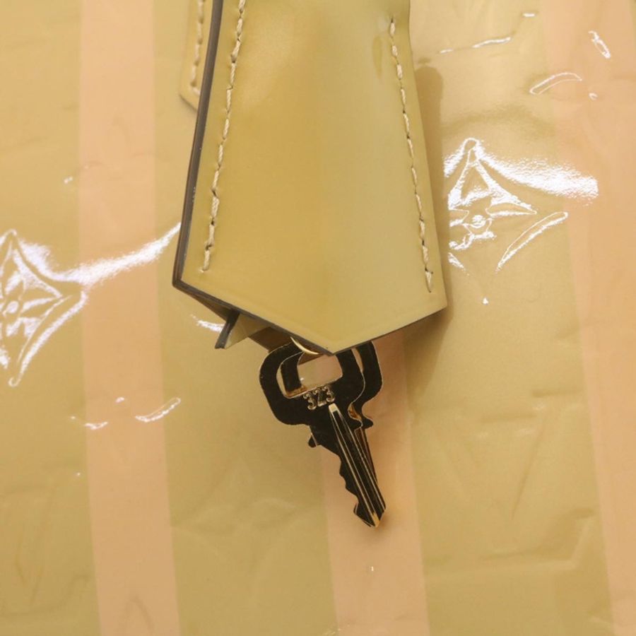 【日本直送】路易威登 Vernis Rayures Alma BB 手提包 2way 米粉紅 M90970 正品 ai678M-16