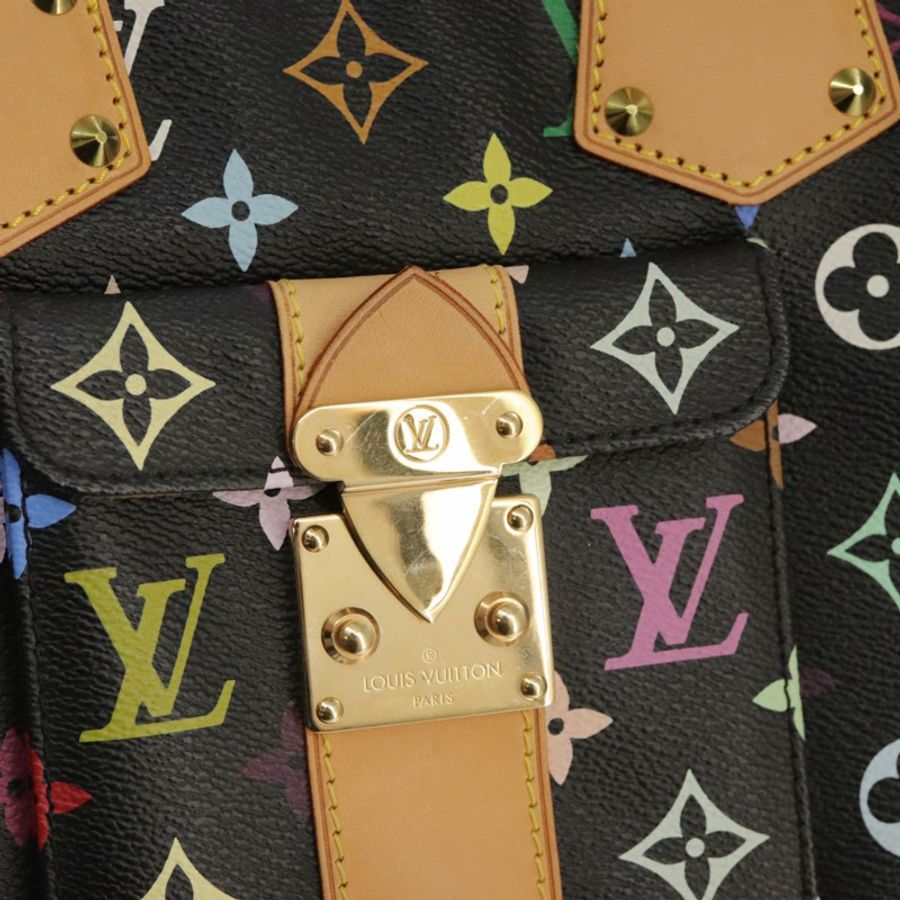【日本直送】路易威登 Monogram Multicolor Speedy 30 手提包 黑色 M92642 正品 107987SAM-23