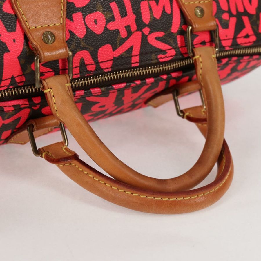 【日本直送】路易威登 Monogram Graffiti Speedy 30 手袋 橙色 M93705 LV 正品 116267M-6