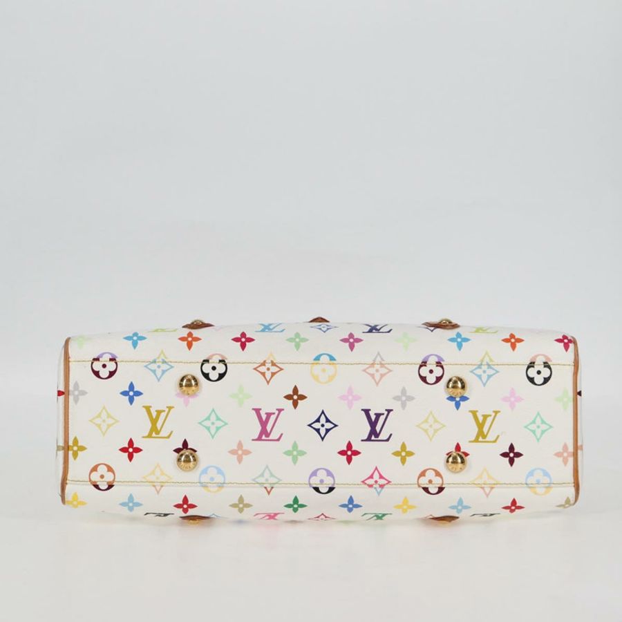 【日本直送】路易威登 Monogram Multicolor Aurelia MM 手提包 白色 M40094 正品 122956M-6