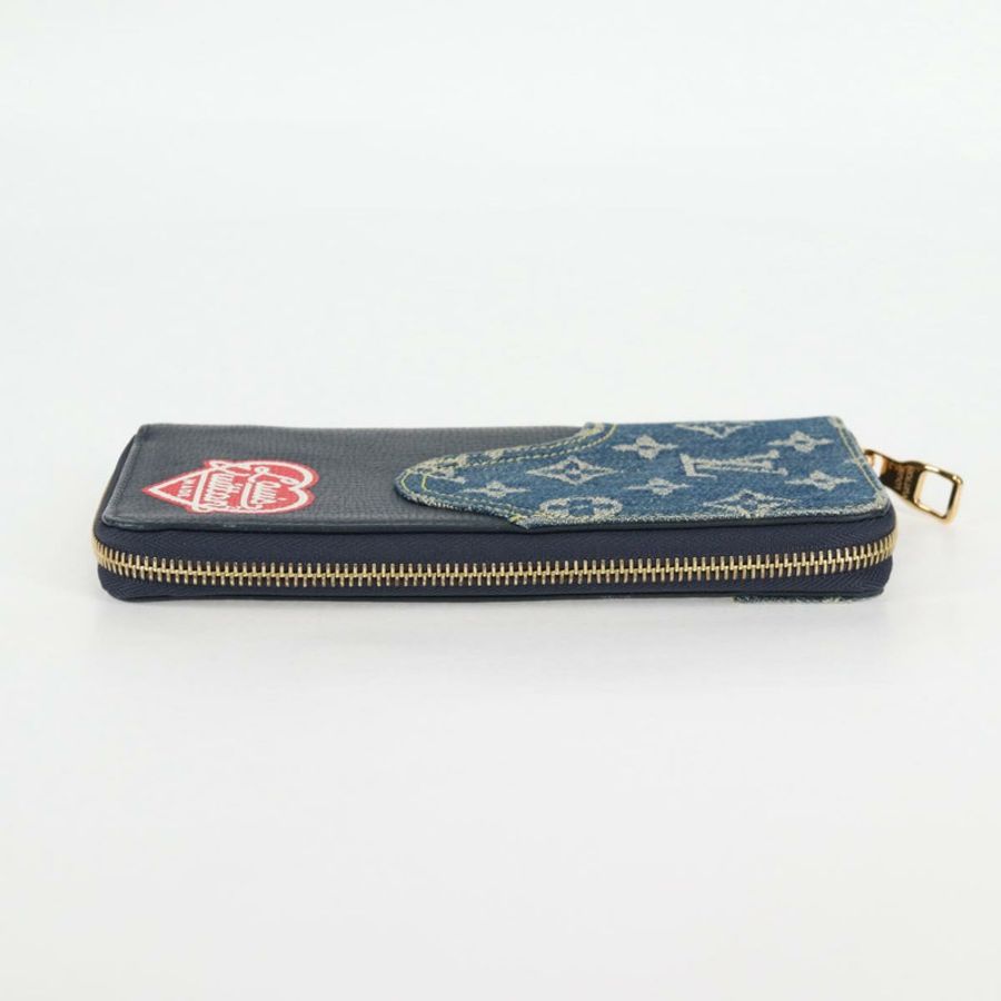【日本直送】路易威登 NIGO LV 方形拉鍊長錢包 海軍藍 M81107 正品 126433SAM-2