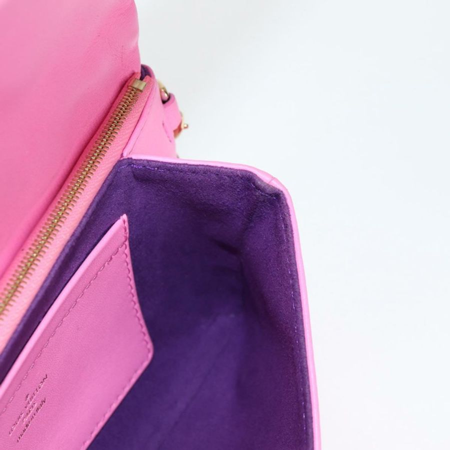 【日本直送】路易威登 Monogram Pochette Coussin 肩背包粉紅色 M80745 LV 正品 126599SAM-19