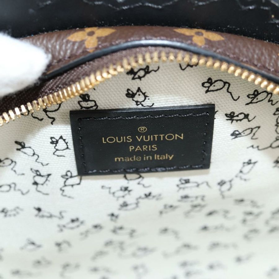 【日本直送】路易威登 Epi Monogram 貓臉手拿包 灰色 LV 正品 133624SA-17