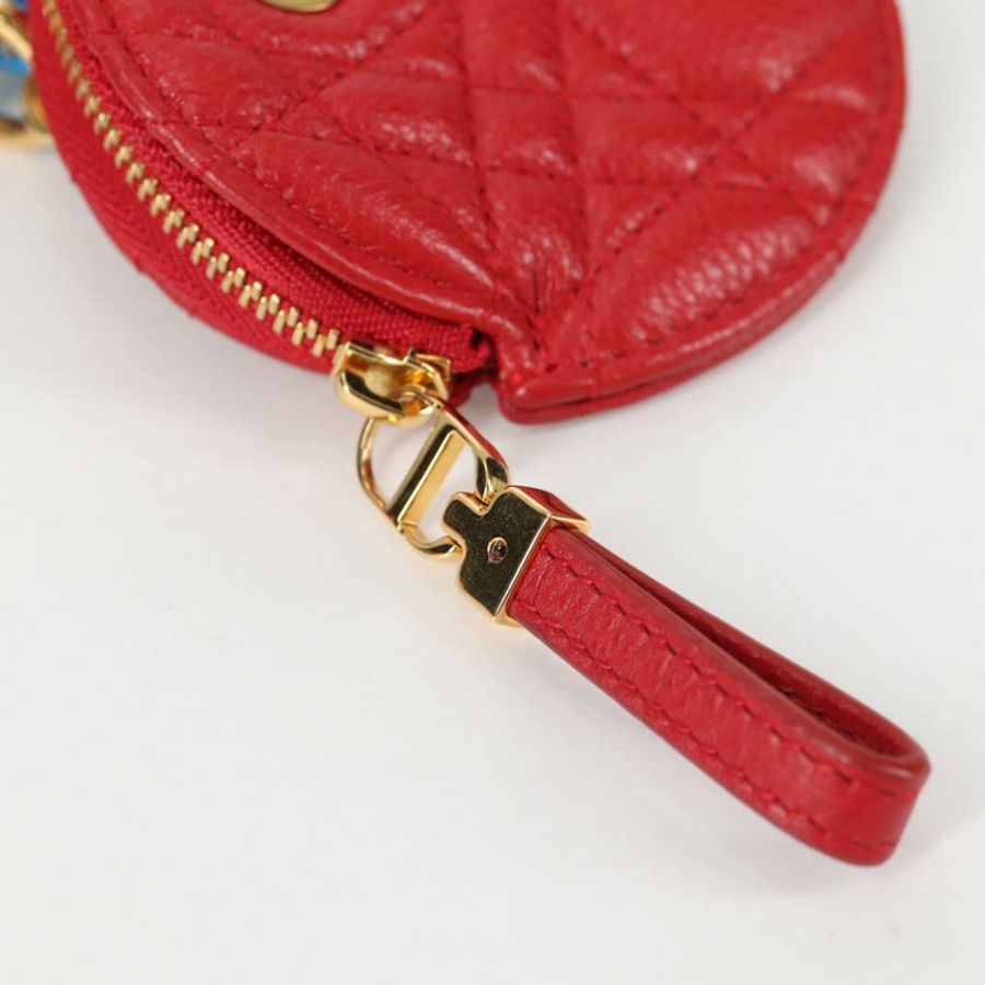 【日本直送】Christian Dior Canage 手拿包,皮革材質,藍紅黑配色,正品編號 134892SAM-26