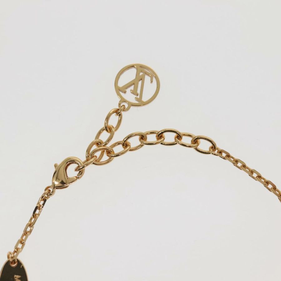 【日本直送】路易威登 (LOUIS VUITTON) 黃銅心形「墜入愛河」手鐲 金色 M00466 LV Auth 142406SAM-13