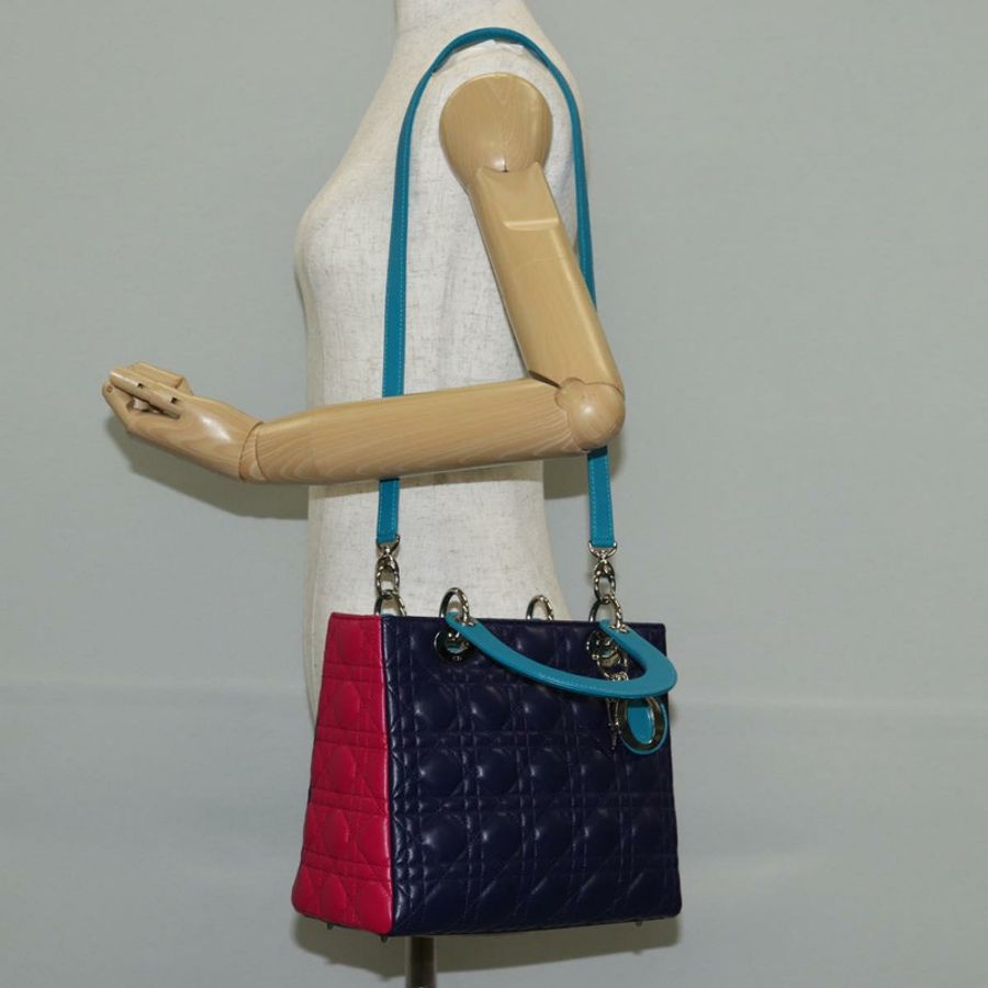 【日本直送】Christian Dior Canage 手提包 皮革 兩用 多色 銀色 正品 140132SAM-25