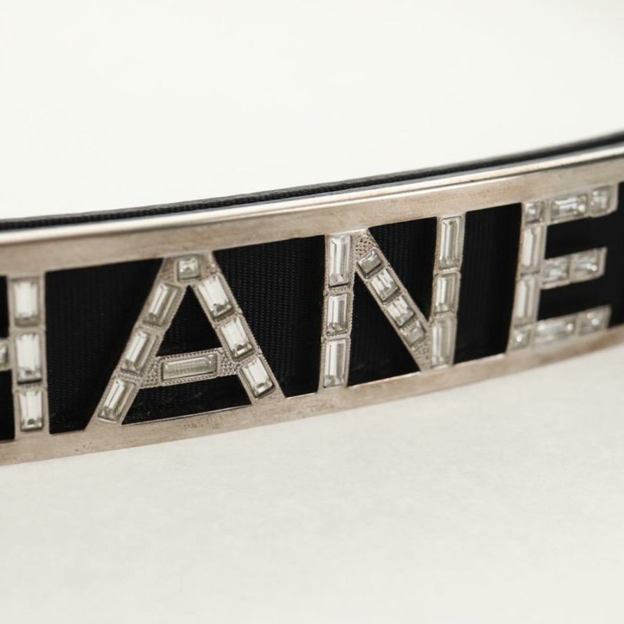 【日本直送】香奈兒 (CHANEL) 皮革腰帶,黑色,35.8 英寸,CC 標誌,貨號 144605SAM-6