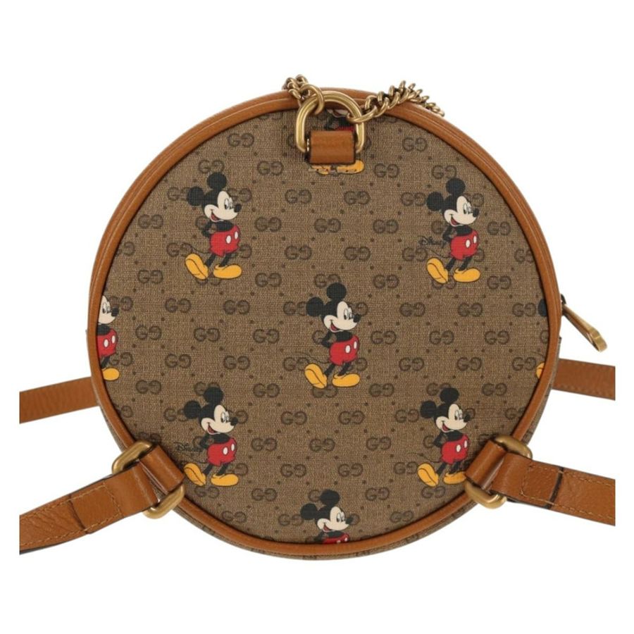 【日本直送】GUCCI Micro GG Supreme Disney迷你雙肩包 PVC 米色 603730 正品 146074SM-1