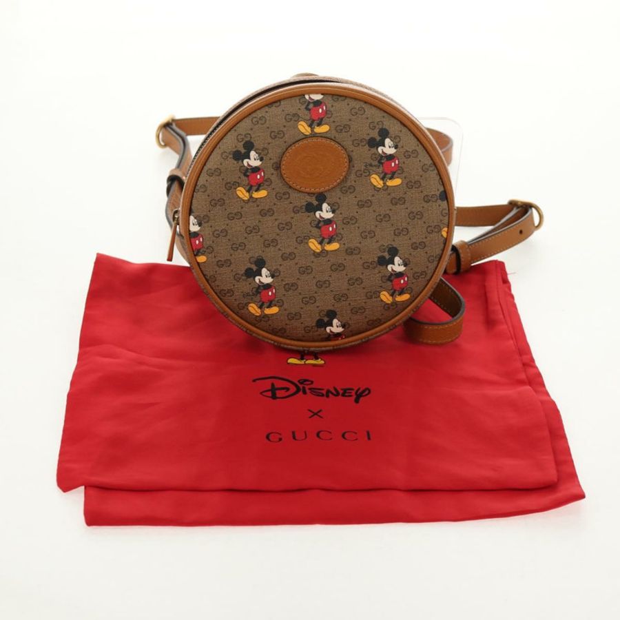 【日本直送】GUCCI Micro GG Supreme Disney迷你雙肩包 PVC 米色 603730 正品 146074SM-11