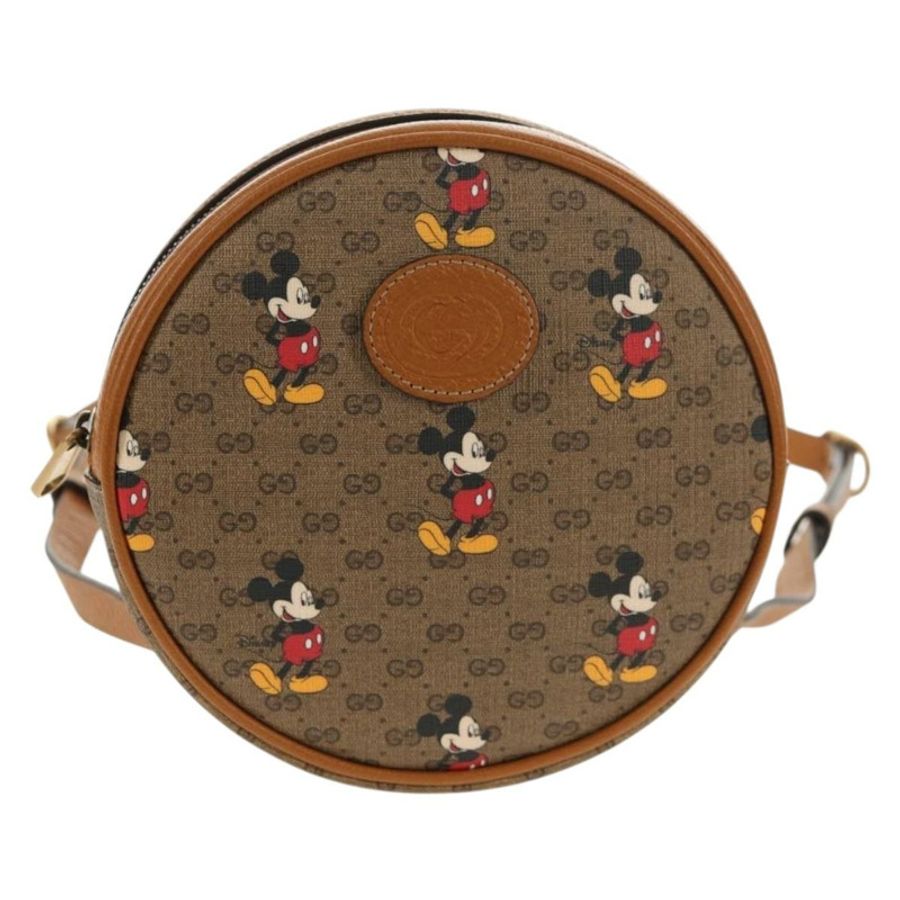 【日本直送】GUCCI Micro GG Supreme Disney迷你雙肩包 PVC 米色 603730 正品 146074SM-12
