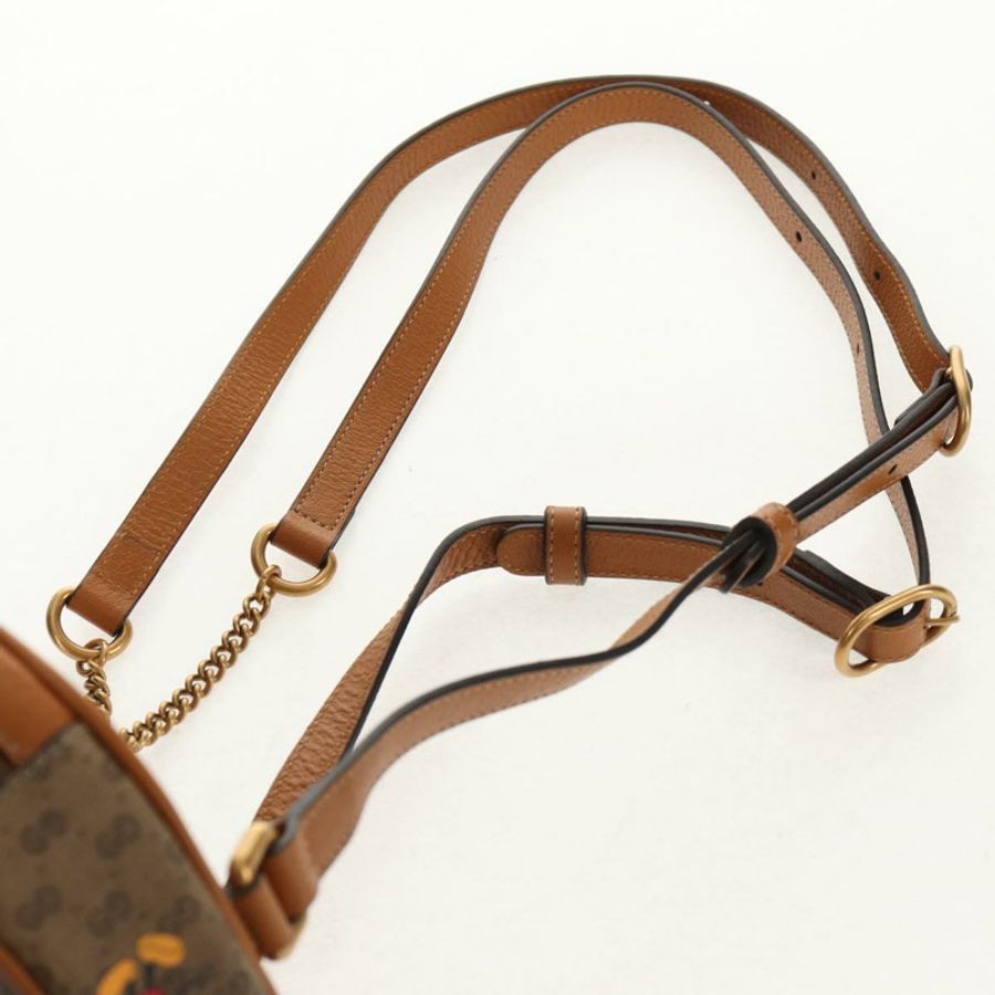 【日本直送】GUCCI Micro GG Supreme Disney迷你雙肩包 PVC 米色 603730 正品 146074SM-14
