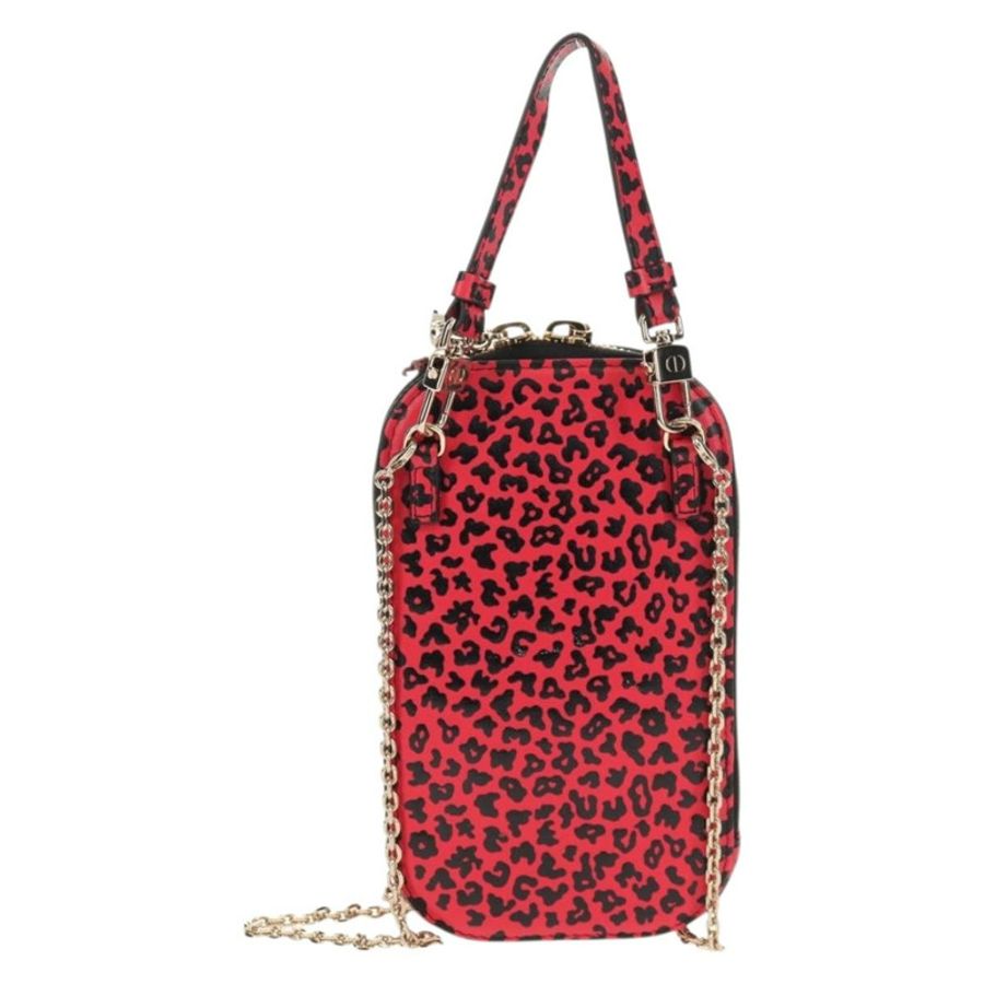【日本直送】Christian Dior 鏈條手機包 皮革 2way 紅金金色 正品 147971SAM-1