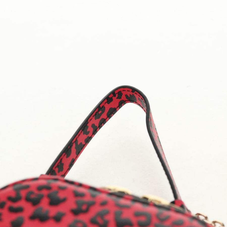 【日本直送】Christian Dior 鏈條手機包 皮革 2way 紅金金色 正品 147971SAM-13
