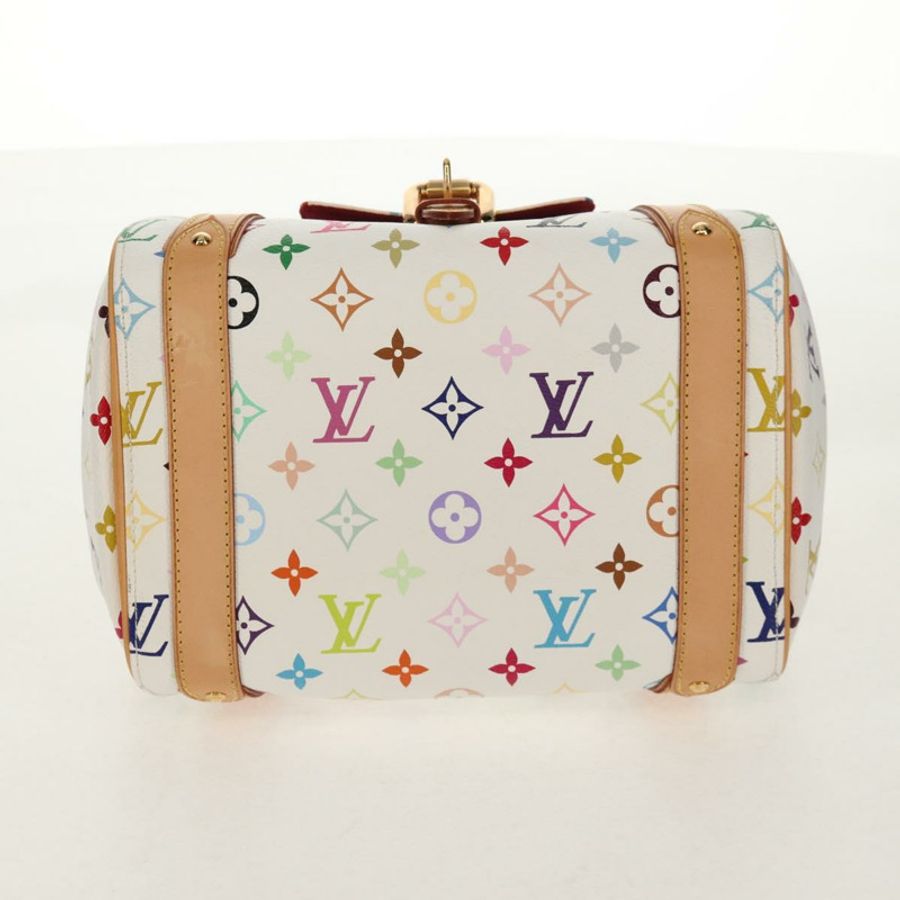 【日本直送】路易威登 Monogram Multicolor Priscilla 手提包 白色 M40096 正品 148523SAM-4