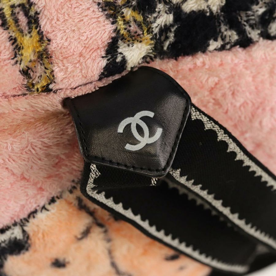 【日本直送】香奈兒 (CHANEL) 絎縫 COCO 標誌雙肩包,粉紅色金色 X 標誌,貨號 138517SM-16