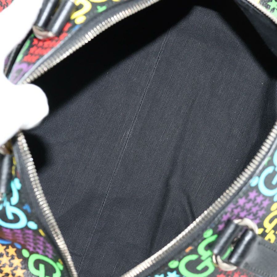 【日本直送】GUCCI GG迷幻波士頓包 PVC材質 兩用 多色 銀色 587866 正品 147573SAM-9