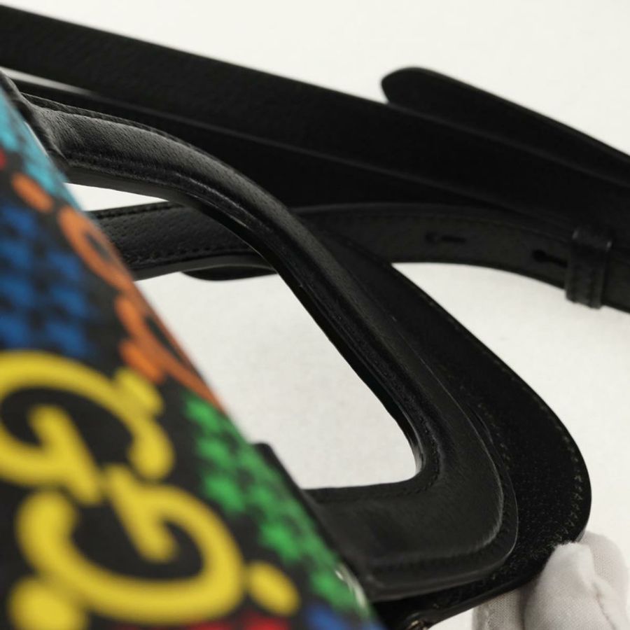 【日本直送】GUCCI GG迷幻波士頓包 PVC材質 兩用 多色 銀色 587866 正品 147573SAM-13