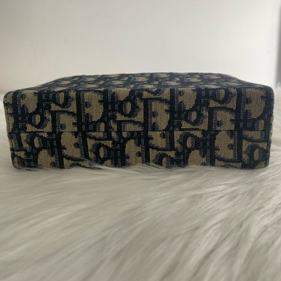 DIOR迪奧 30 Montaigne 蒙田系列 Oblique 刺繡老花滿印 寬肩帶-13