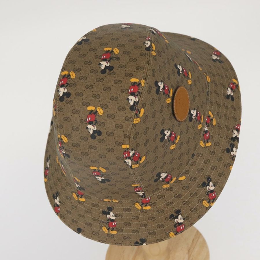 【日本直送】GUCCI Micro GG Supreme Disney 帽子 PVC材質 M碼 米色 602978 正品 am10313SAM-5