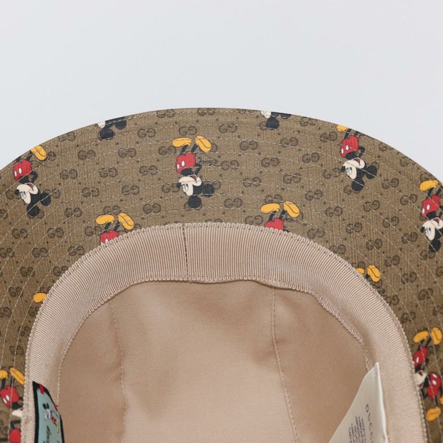 【日本直送】GUCCI Micro GG Supreme Disney 帽子 PVC材質 M碼 米色 602978 正品 am10313SAM-9