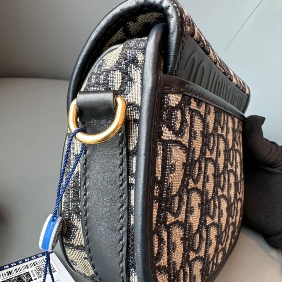 DIOR迪奧 馬鞍包 DIOR迪奧 Bobby Oblique 刺繡經典老花滿印-5