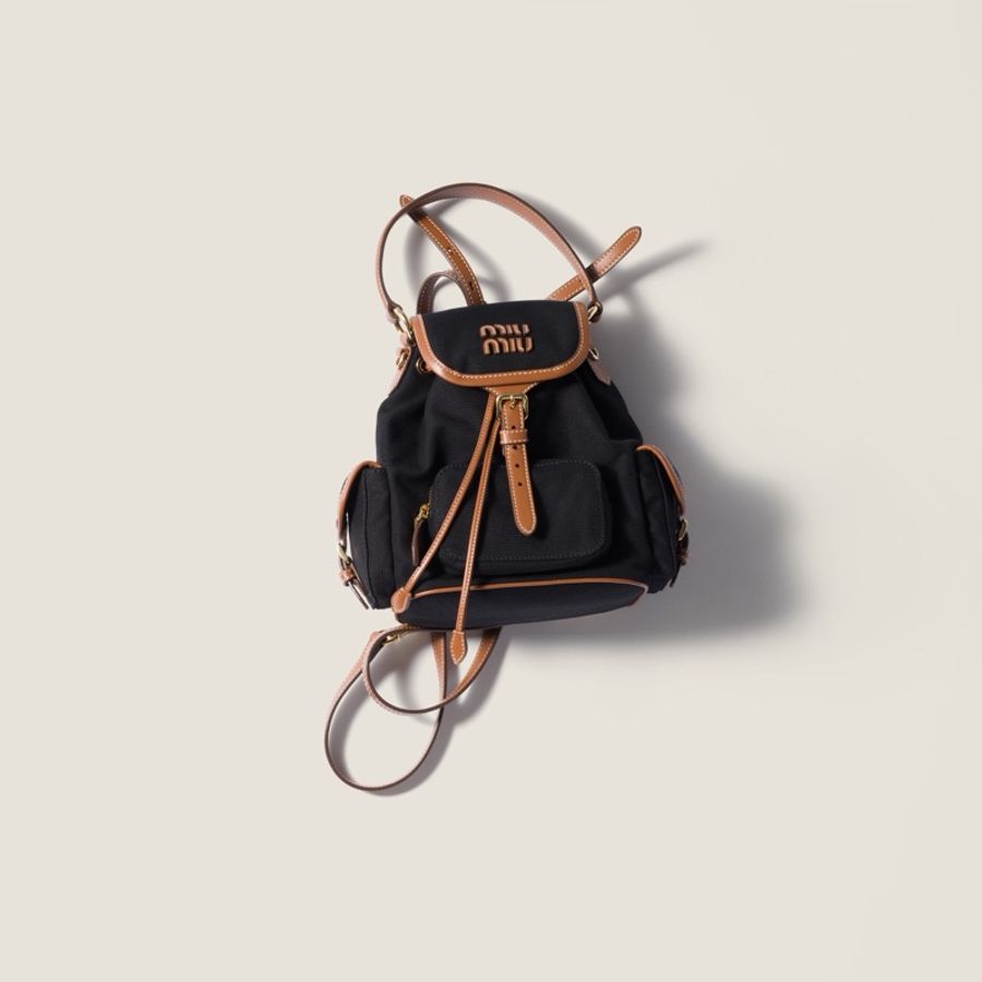 Miu Miu 女士 翻蓋雙肩包均碼碼18cm*11.5cm*22cm-5
