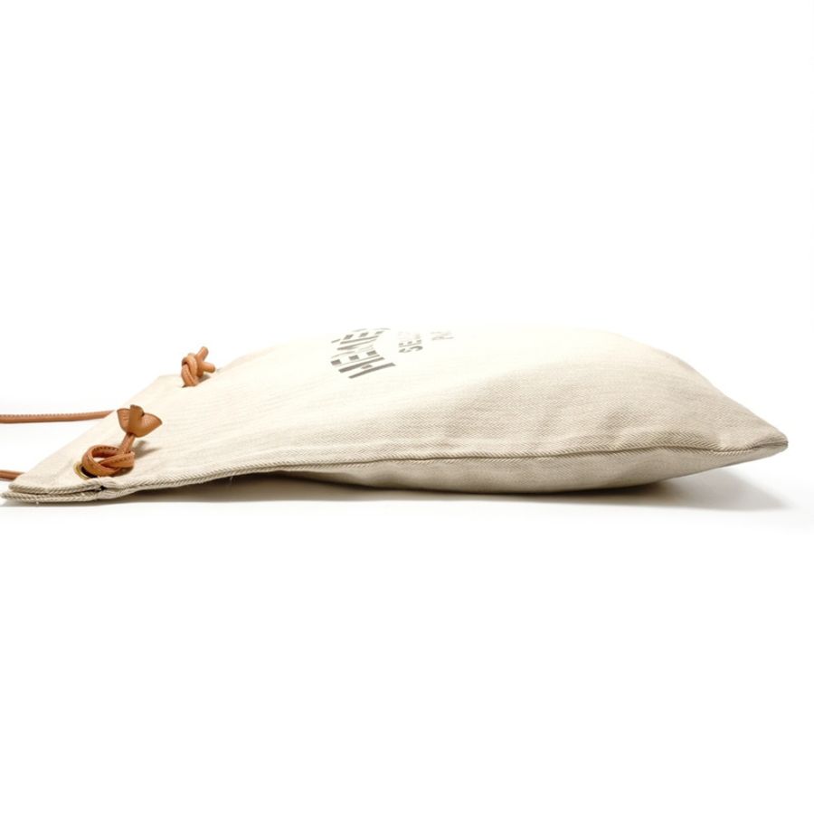 愛馬仕 Hermès Aline GM 米色帆布肩背包-2