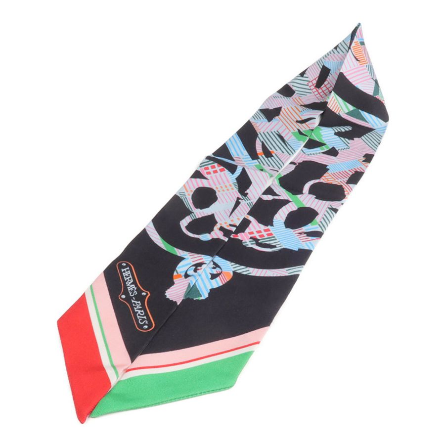 HERMES 絲質Twilly絲巾-2