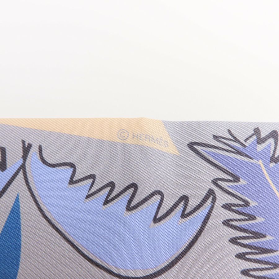 HERMES 絲質Twilly絲巾-5