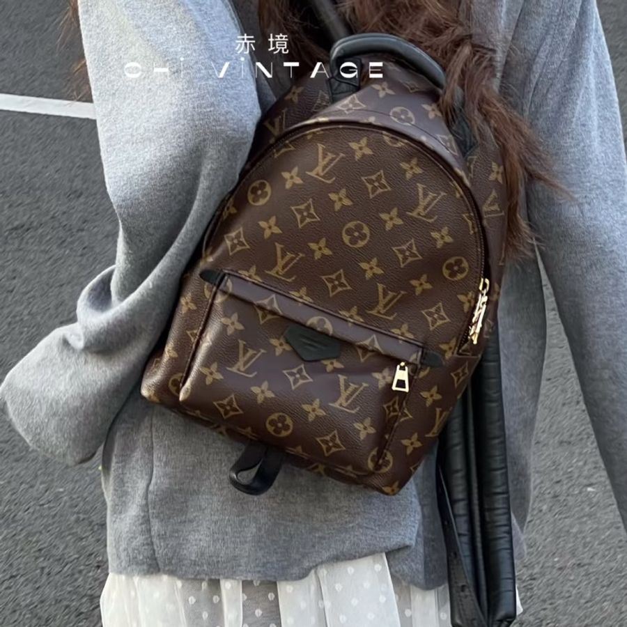全網最低價😍💯Lv路易威登老花backpack後背包小書包🎒-5