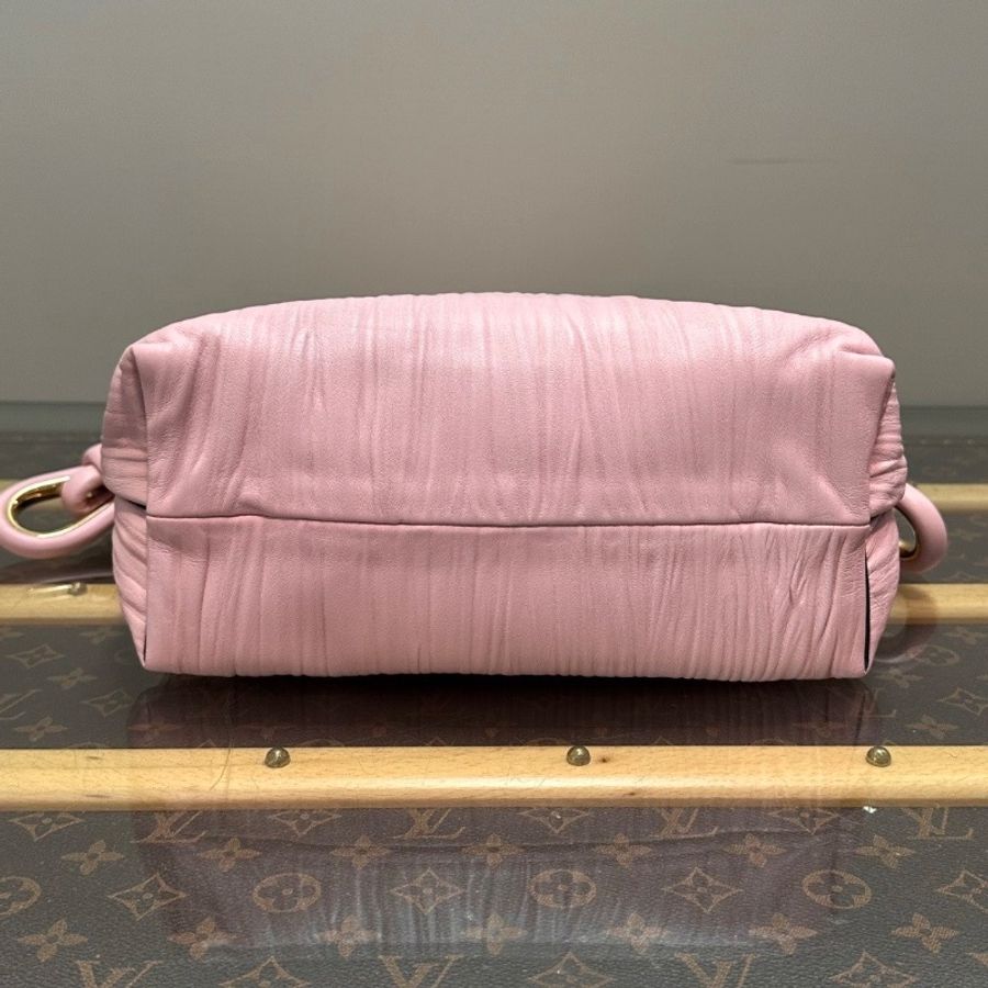 LOEWE Flamenco櫻花粉 福袋肩背包25*27 98新配件塵袋-4