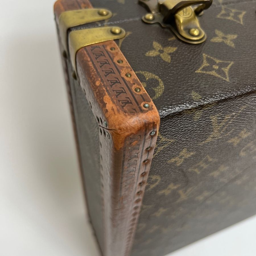 Louis Vuitton 古董手提硬殼行李箱 45 vintage 二手 中古-12